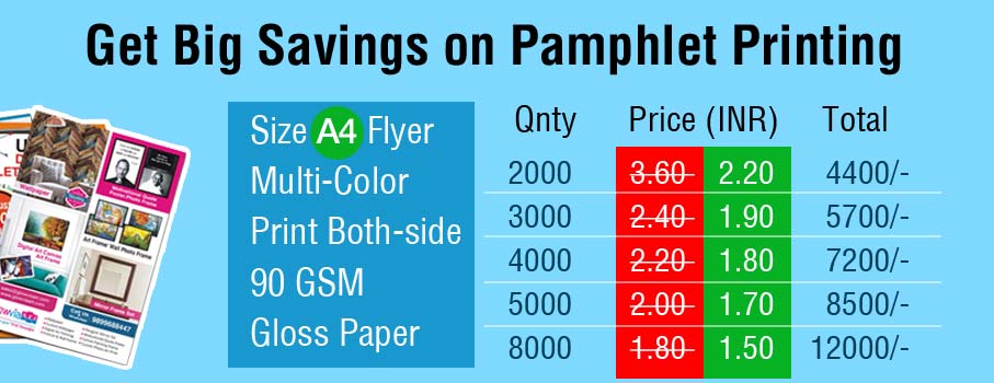 Get Big Savings on Pamphlet Printing